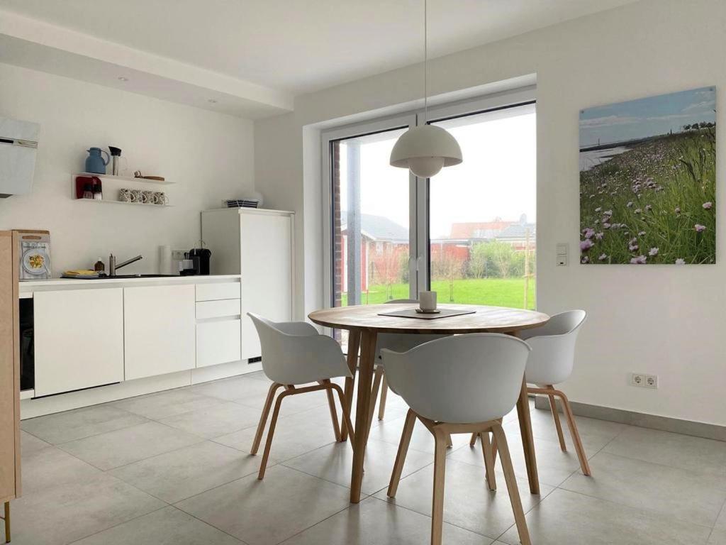 Ferienwohnung Hein Am Nordseedeich Butjadingen Eksteriør bilde