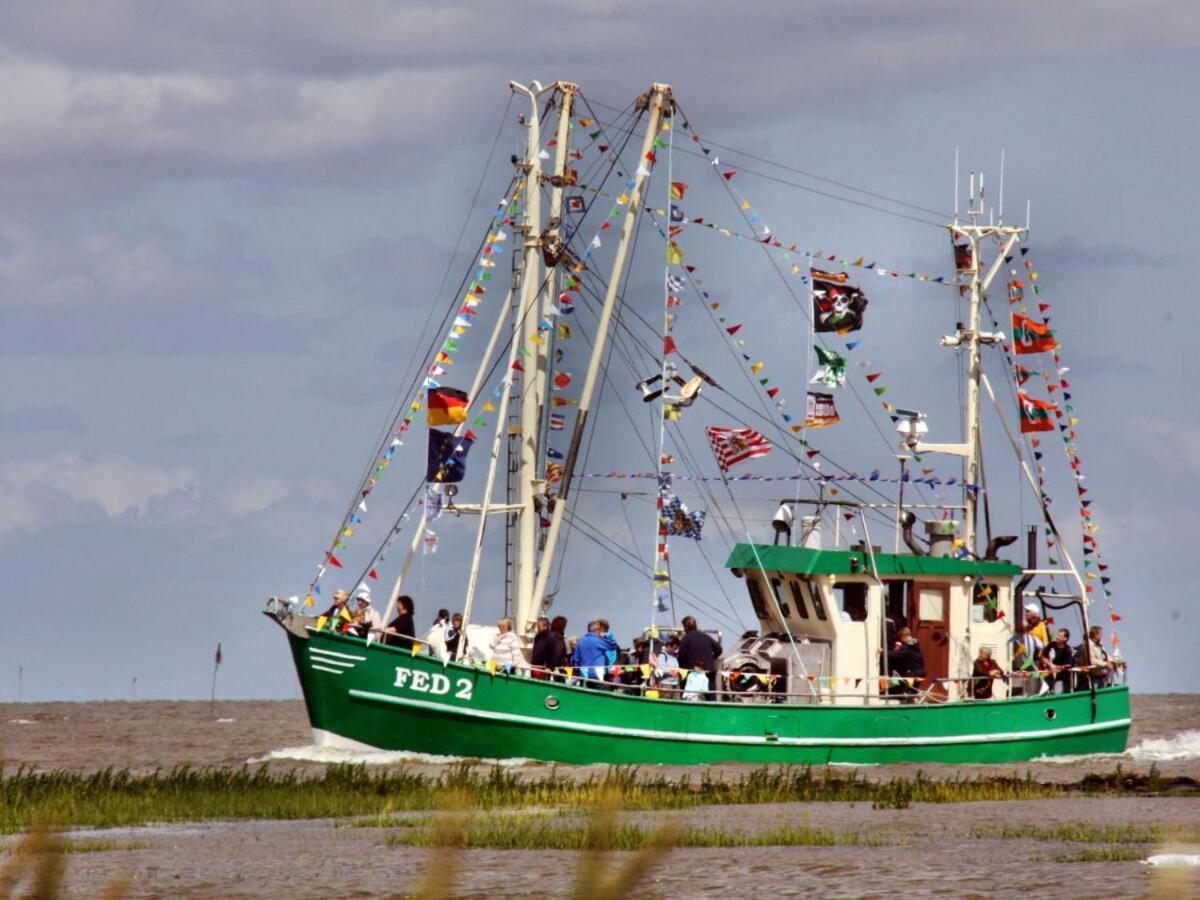 Ferienwohnung Hein Am Nordseedeich Butjadingen Eksteriør bilde
